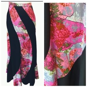 True Vintage Psychedelic Maxi Skirt XS